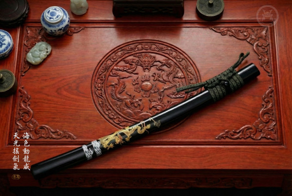 Dragon Majesty: Sanshoku Polish T8 Katana - Collector Grade & Full Tang | 《龍威》
