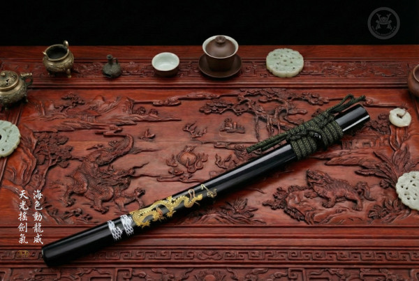 Dragon Majesty: Sanshoku Polish T8 Katana - Collector Grade & Full Tang | 《龍威》