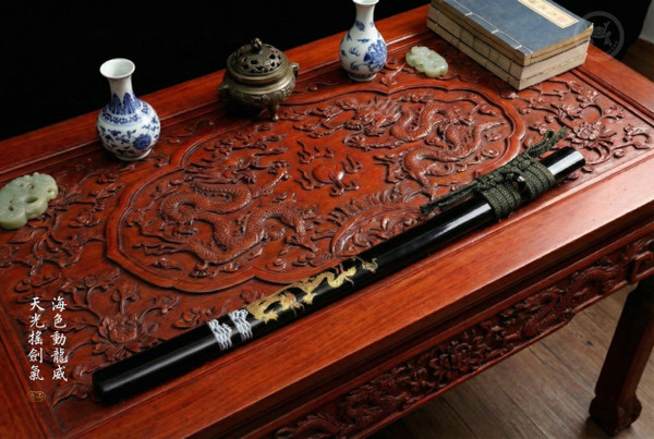 Dragon Majesty: Sanshoku Polish T8 Katana - Collector Grade & Full Tang | 《龍威》