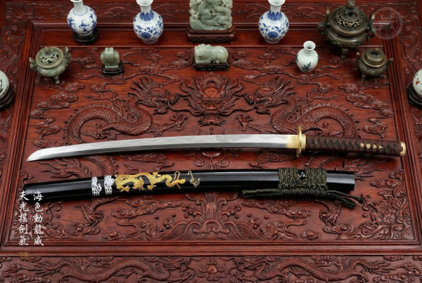 Dragon Majesty: Sanshoku Polish T8 Katana - Collector Grade & Full Tang | 《龍威》