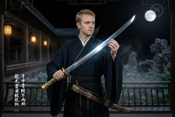 Imperial Dragon: Mn-Steel Liuyedao - Sovereign Guard & Full Tang | 御龍·長風