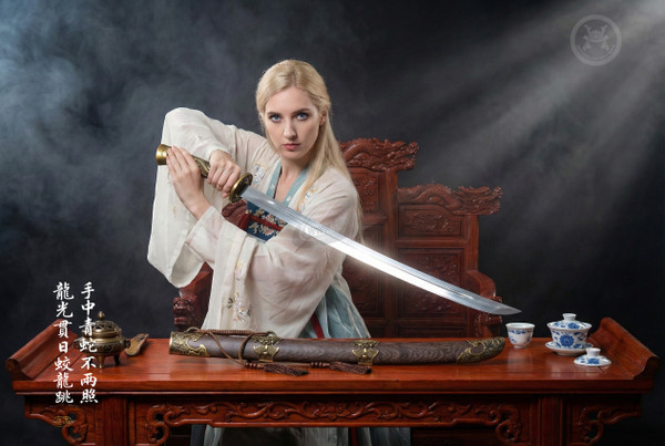 Imperial Dragon: Mn-Steel Liuyedao - Sovereign Guard & Full Tang | 御龍·長風