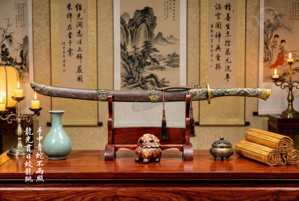 Imperial Dragon: Mn-Steel Liuyedao - Sovereign Guard & Full Tang | 御龍·長風