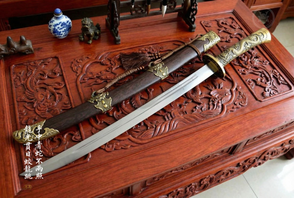 Imperial Dragon: Mn-Steel Liuyedao - Sovereign Guard & Full Tang | 御龍·長風