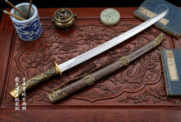 Imperial Dragon: Mn-Steel Liuyedao - Sovereign Guard & Full Tang | 御龍·長風