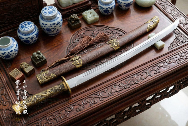 Imperial Dragon: Mn-Steel Liuyedao - Sovereign Guard & Full Tang | 御龍·長風