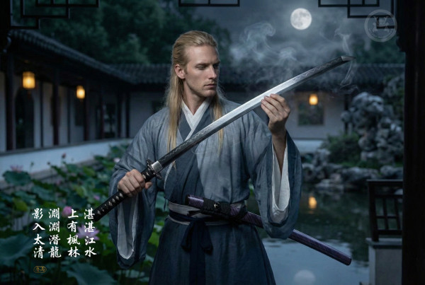 Lunar Soul: Mirror Polish T10 Katana - White Copper & Full Tang | 月魄