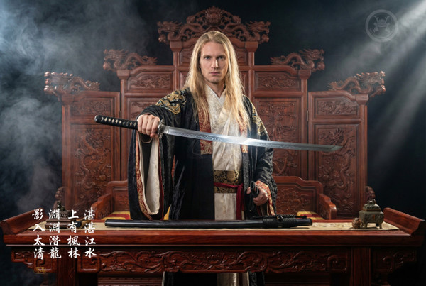 Lunar Soul: Mirror Polish T10 Katana - White Copper & Full Tang | 月魄