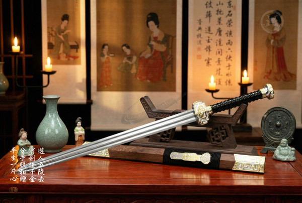 Sovereign Phoenix: Mn-Steel Han Sword - Full Tang | 棲鳳·如意
