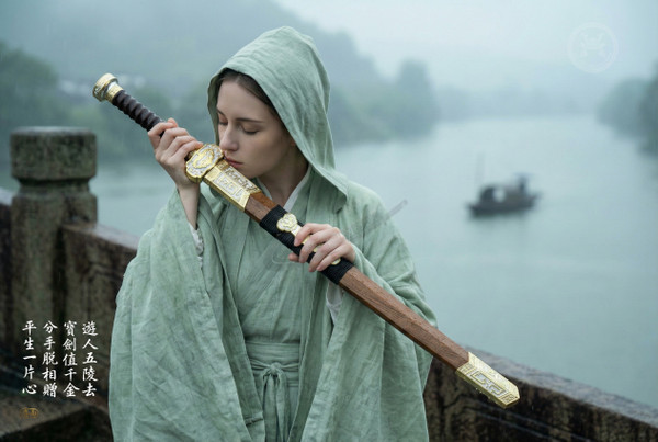 Sovereign Phoenix: Mn-Steel Han Sword - Full Tang | 棲鳳·如意