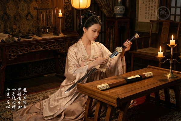 Sovereign Phoenix: Mn-Steel Han Sword - Full Tang | 棲鳳·如意