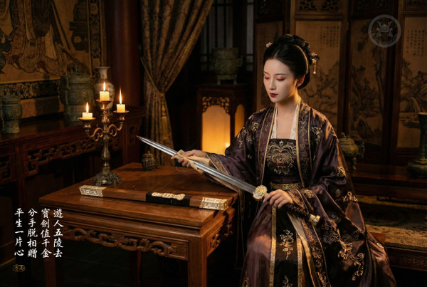 Sovereign Phoenix: Mn-Steel Han Sword - Full Tang | 棲鳳·如意