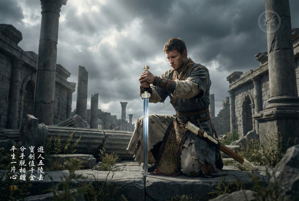 Sovereign Phoenix: Mn-Steel Han Sword - Full Tang | 棲鳳·如意