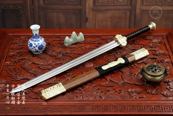 Sovereign Phoenix: Mn-Steel Han Sword - Full Tang | 棲鳳·如意