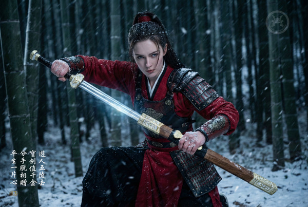 Sovereign Phoenix: Mn-Steel Han Sword - Full Tang | 棲鳳·如意