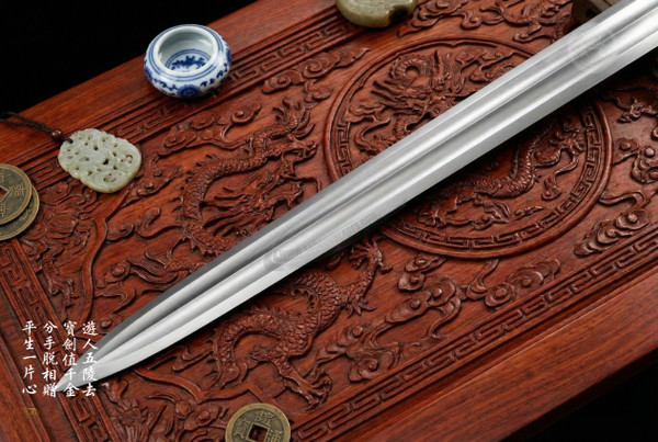Sovereign Phoenix: Mn-Steel Han Sword - Full Tang | 棲鳳·如意