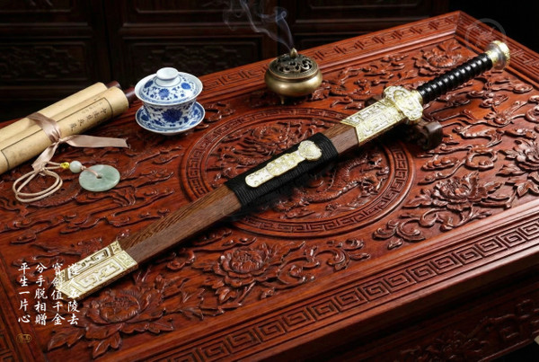 Sovereign Phoenix: Mn-Steel Han Sword - Full Tang | 棲鳳·如意