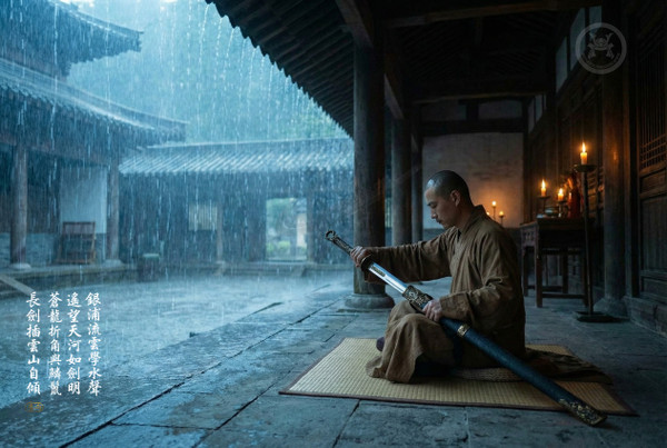 Azure Dragon: Precision Mn-Steel Tang Dao - Long Reach & Full Tang | 蒼龍·逐風