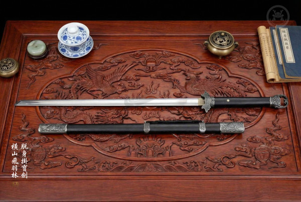 Gentleman's Tan: Mn-Steel Tang Dao - Rosewood & Full Tang | 檀心·君子