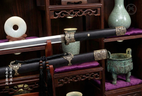 Nine Heavens: Bespoke Copper Mn-Steel Tang Dao - Full Tang | 雲龍·九霄