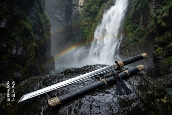 Nine Heavens: Bespoke Copper Mn-Steel Tang Dao - Full Tang | 雲龍·九霄