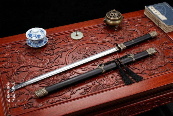 Nine Heavens: Bespoke Copper Mn-Steel Tang Dao - Full Tang | 雲龍·九霄