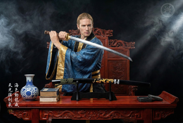 Dragon Majesty: Sanshoku Polish T8 Katana - Collector Grade & Full Tang | 《龍威》