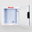 AED Semi-Recessed Wall Mount Cabinet