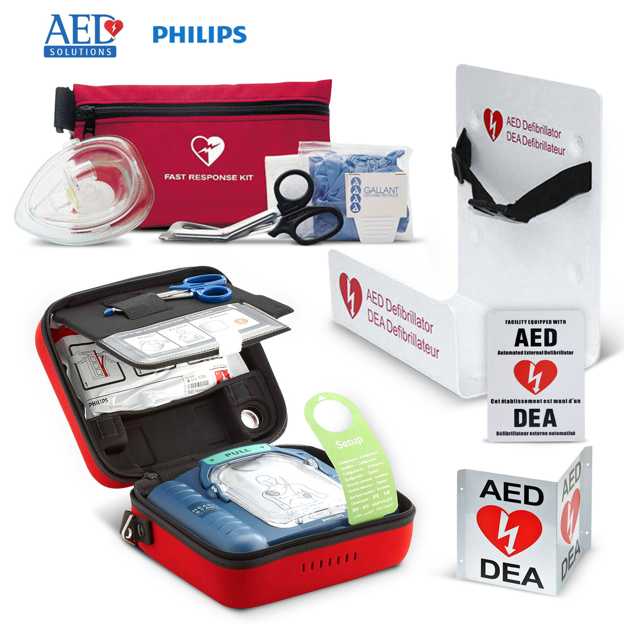 Philips HeartStart OnSite AED Ready-Pack Bracket Package