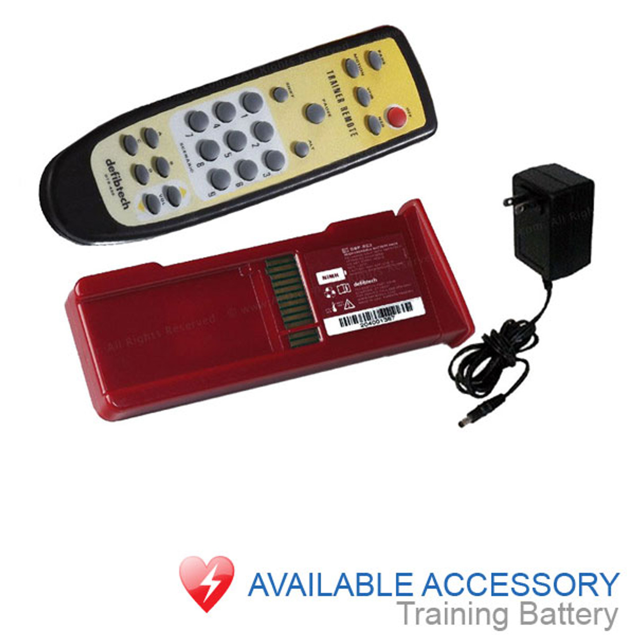 Defibtech Lifeline Trainer Battery and Remote