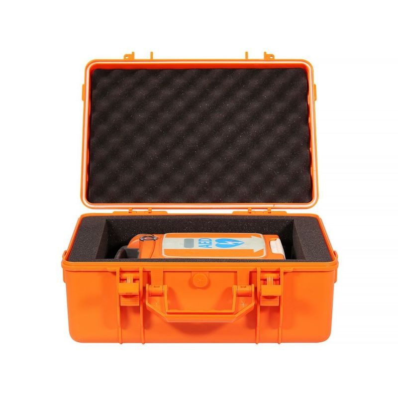 Cardiac Science G5 in Orange Ultra Hard Shell Case