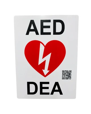 AED Flat Wall Sign 
