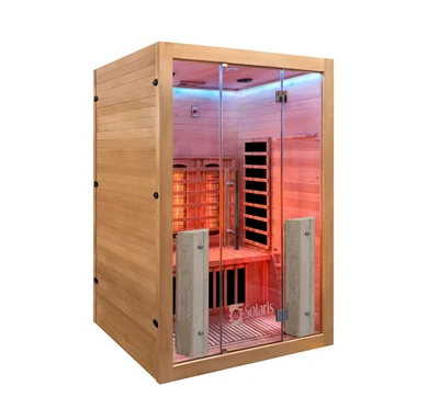 Three people. One retreat. The Vista Trio's Amber hemlock exterior opens to reveal a spacious, glowing interior built for shared wellness — warm, welcoming, and ready for everyone.