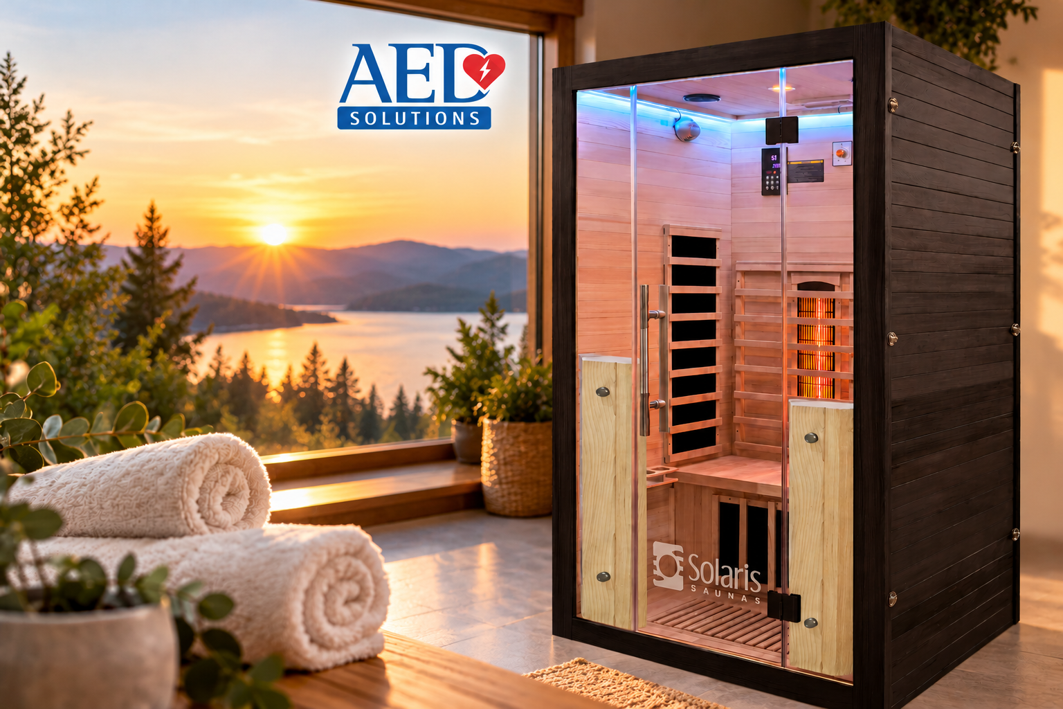Introducing Infrared Saunas: A New Chapter in Health & Wellness at AED Solutions