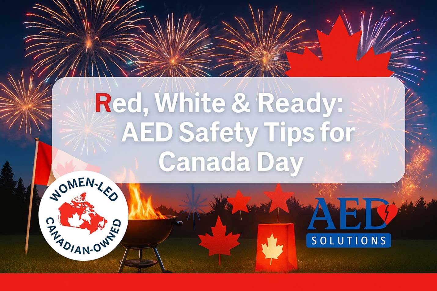 Backyard BBQs to Fireworks: Why an AED Is a Canada Day Must-Have