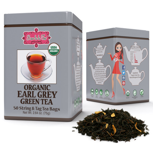 Organic Earl Grey Green Tea