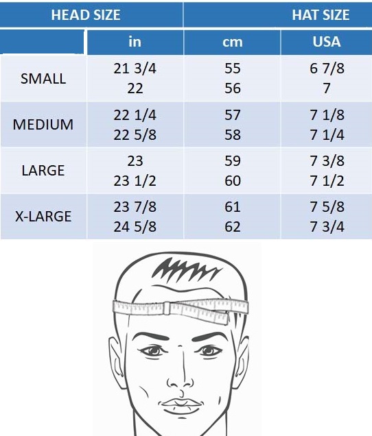 Hat Size Chart