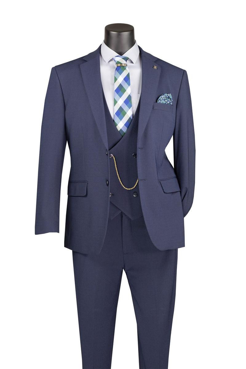 Navy Modern Fit MV2K-3 | Contempo Suits