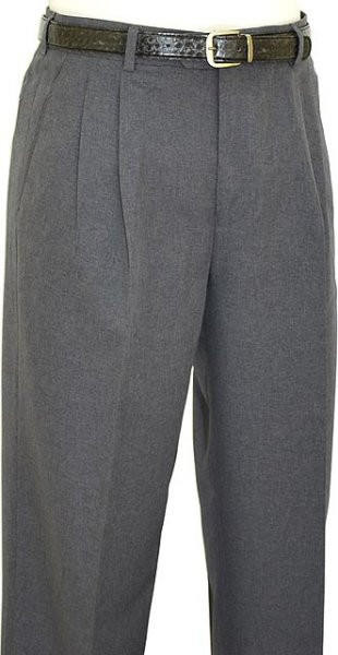 Shop Domani Men's Dark Grey Wool Blend Slacks 34/30