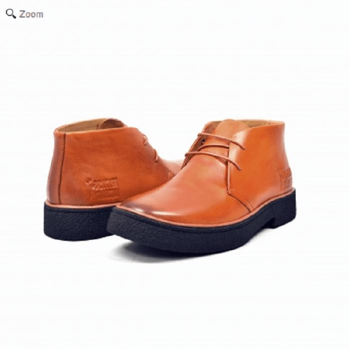 British Walkers Classic Playboy Men\'s Leather Chukka Boots Red Leather Size 12M Amazon.com: British Collection Playboy Classic Wingtip  main image 3