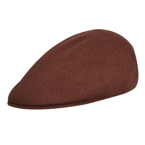 Kangol Hats Mens Chocolate Brown 100% Wool 507 Hat Size XL