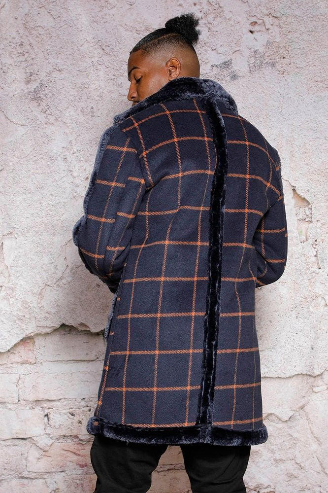 【新品未使用】　Plaid Mods Coat Strange Things Plaid Coat - Red/combo | Fashion Nova
