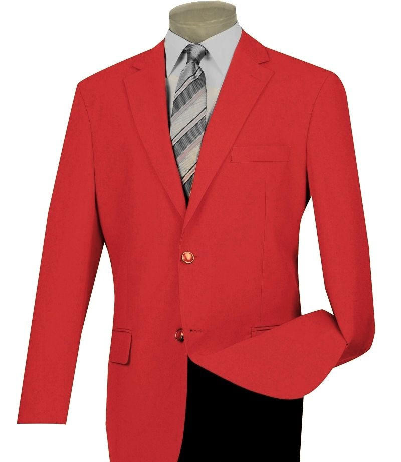   レッドジャケット Mens Red Classic Blazer Lucci Z-2PP Size 36R,50R Final Sale