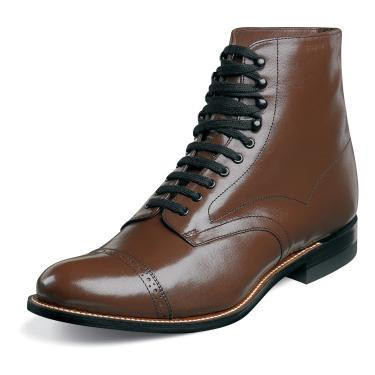 Stacy Adams Mens Brown Classic Style Madison Lace Up Boots 00015-02