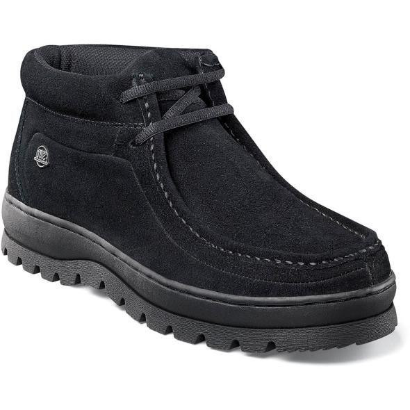Stacy Adams Chukka Boots Black Suede Moccasin 63169-11