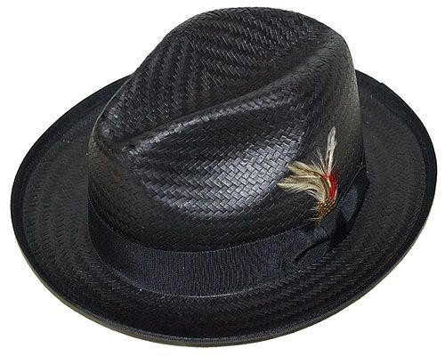 Men's Untouchable Black Fedora Wool Dress Hat main image 0