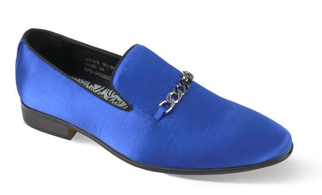 Royal blue men sales prom shoes