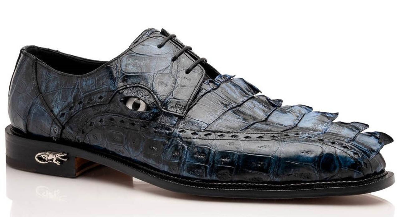 RARE Mauri Italy CUSTOM M725 Full Black Alligator Crocodile