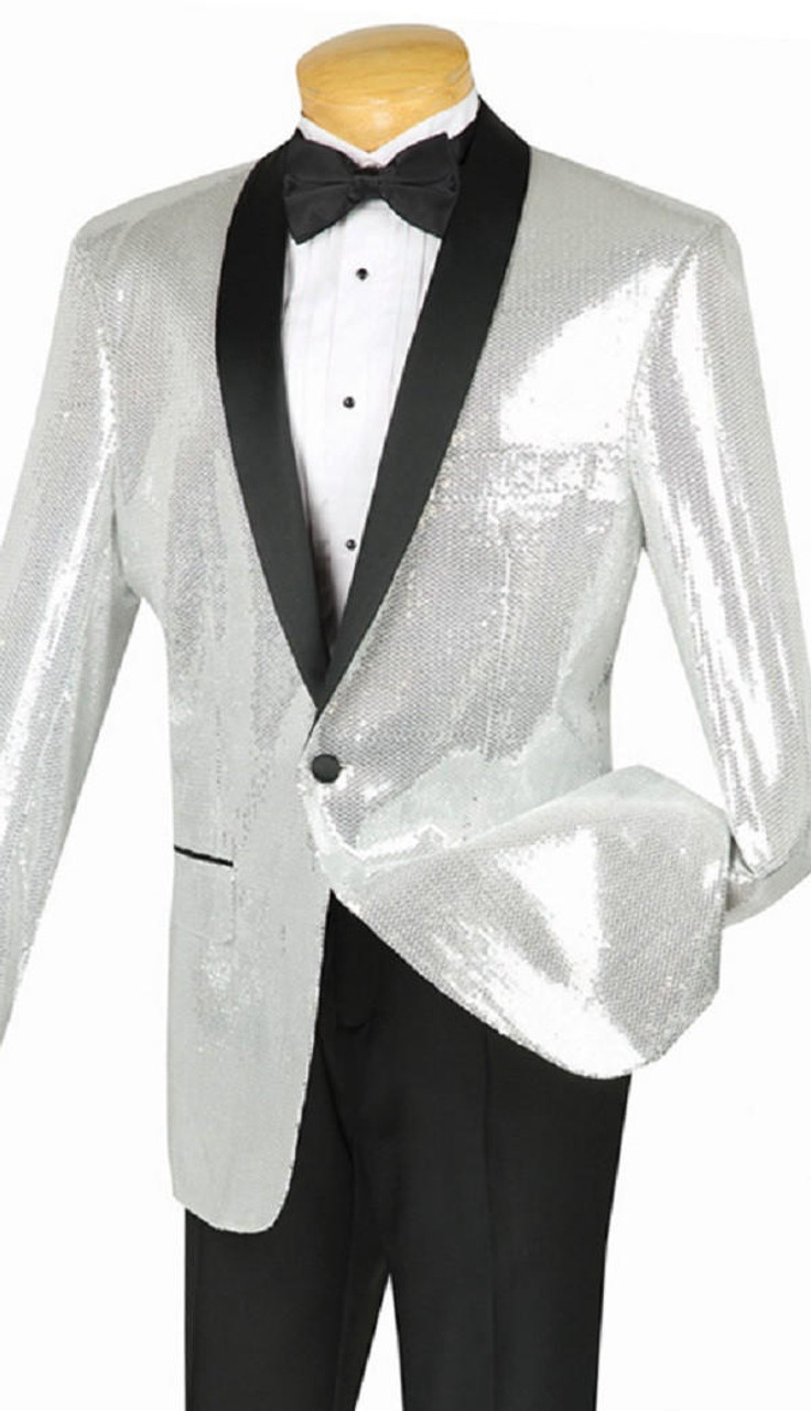 MERSARIPHY Men Sequin Long Sleeve Blazer Suit India | Ubuy