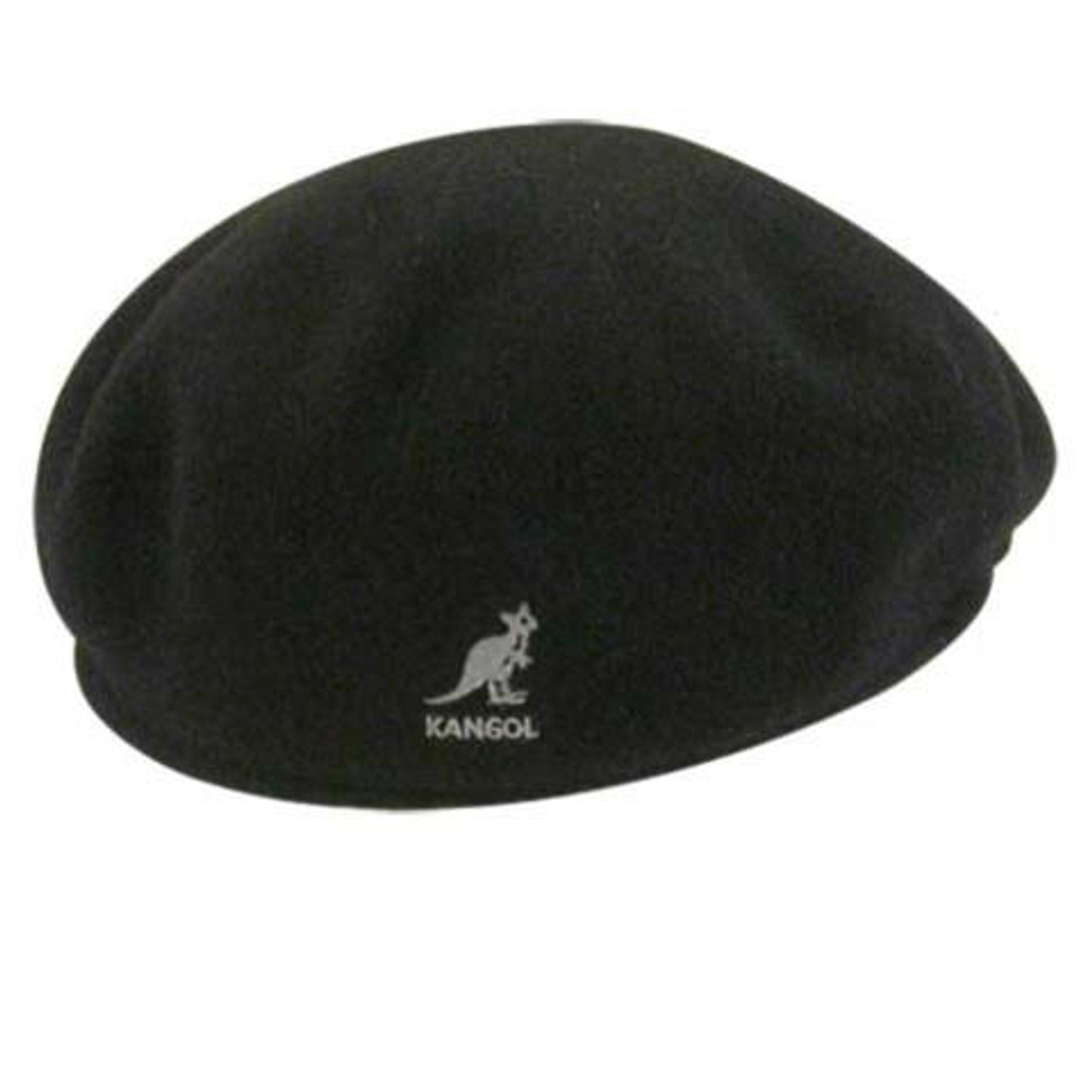 Kangol Hats Mens Black 100% Wool 504 Hat Size S, XL